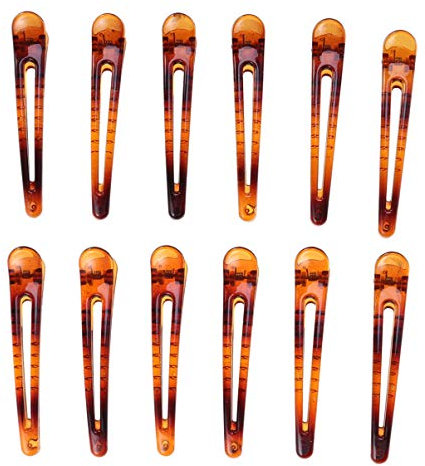 Beaupretty 12pcs Plastic Duckbill Clips Hairpins Makeup Accessories Woman Girls for Bang Decoration