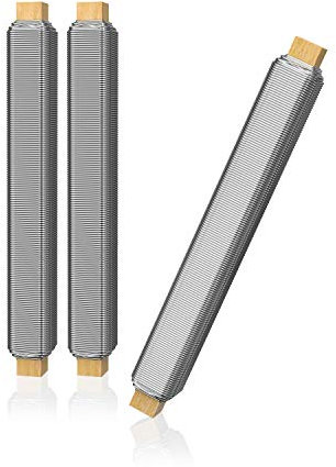 Talvani Basteldraht 3X | in grün Silber schwarz – Hochwertiger Blumendraht zum Basteln – Rostfreier Draht, DE Versand – Verbesserter Bindedraht für Pflanzen verzinkt, Ø 0,65 mm | 38 m