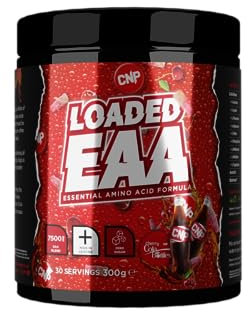 CNP Professional Loaded EAAs, Essential Amino Acids, BCAAs, Muscle Repair & Recovery Powder, 300g / 100g and 30/10 Servings, 12 Delicious Flavours (Cherry Cola, 300g)