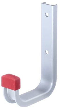 Alberts 805524 Wandhaken | wahlweise in verschiedenen Ausführungen | abgewinkelt | Aluminium | Tiefe 80 mm | Höhe 120 mm