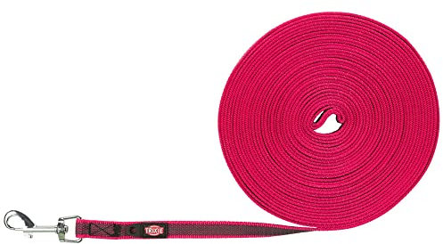 TRIXIE riem sleeplijn voor Hond pink 10 mtrx1,5 cm