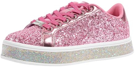LUCKY STEP Zapatillas de Plataforma conPurpurina para Mujer |para Boda y Caminar