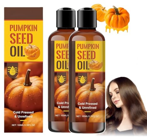 NEW Pumpkin Seed Oil,Pumpkin Seed Oil,Pumpkin Seed Body Oil,100% Pure, organic pumpkin seed oil for hair,Cold-Pressed,Deeply Moisturizing,for Scalp,Skin,Hair
