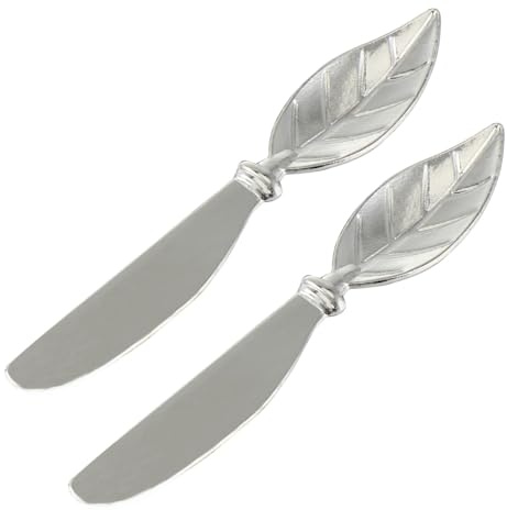 TIDTALEO 2 Piezas Cuchillo Para Mantequilla y Queso Cortador De Mantequilla Cuchillo Para Untar Práctico Para Untar El Desayuno