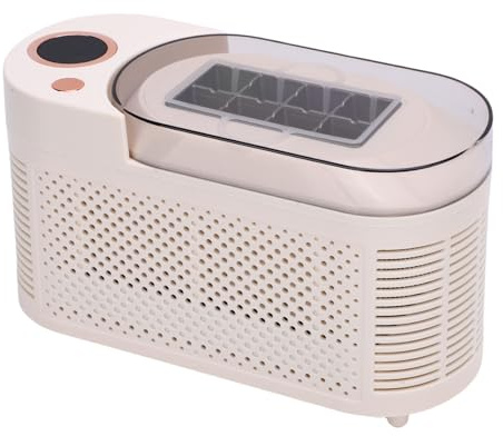 WOHPNLE Machine à glaçons de comptoir, 8 glaçons en 10 à 15 Minutes, compacte et Portable, avec poignée, pour la Maison, la Cuisine, Le Camping, Le Camping-Car et Le Bureau