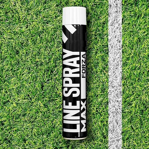 FORZA Line Spray MAX [WHITE] 750ml Spray Paint (Pack of 1, 6, or 12) | Brighter Lines & Longer Lasting Cans! Quick Dry Aerosol Spray – for ANY line marking on Roads or Grass! (1)