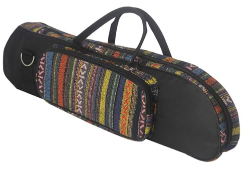 NOLITOY Borsa Tromba Portatile in Resistente Doppia Cerniera Stile Tradizionale Elegante per Musicisti in Movimento