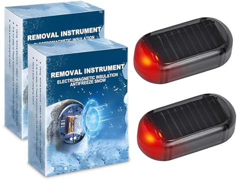 Tccydm 2 PCS Auto Enteiser Elektromagnetisch, Elektromagnetischer Auto-Enteiser, Scheibenenteiser Auto Elektrisch, Schnelles Enteisungs- und Schneeräumungswerkzeug für Windschutzscheibe (5)