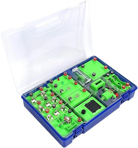 Kit di circuiti per bambini e adolescenti, giocattoli scientifici educativi sull'elettricità, giochi di puzzle per imparare l'elettronica, set di esperimenti per principianti sulla costruzione