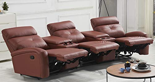 Mapo Möbel Ledersofa Kinosofa Relaxcouch 5130-Cup-3-206