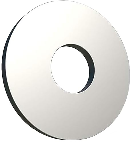 M36 Packung mit 1 Stück Large Washers DIN 9021 ISO 7093 Verzinkter Legierter Stahl Washers U Mudguard Karosseriescheiben Unterlegscheiben Flat Penny Washer (25mm x 44mm)