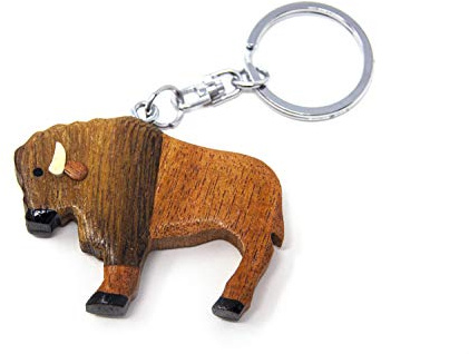 Cornelißen Schlüsselanhänger aus Holz - Bison