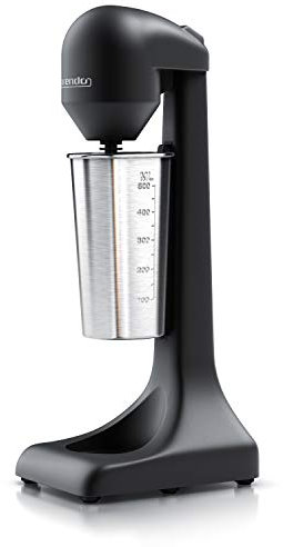 Arendo - Drink Mixer - Eiweiß Shaker - Getränkemixer - elektrischer Standmixer - 500 ml Becher - 22.000 U min - 2 Geschwindigkeitsstufen - Fitness Protein Drinks Smoothies Milchshakes Cocktails