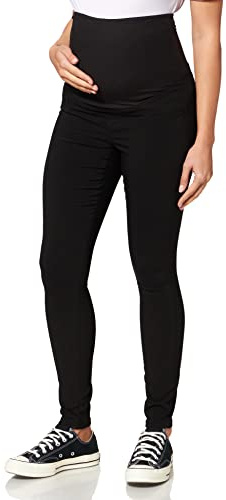Mamalicious Mllucy Pantalon Slim Noir pour Femme A. Noos, Noir/Denim, L
