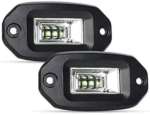2 Pièces LED De Travail 20W Flood Offroad Driving Auto Fog Lamp pour Jeep 4X4 ATV UTV SUV Truck Boat