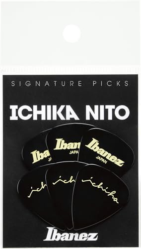 Ibanez Ichika Nito Signature Plektren 0,8mm Black - Plektren Set