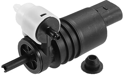 QUARKZMAN Scheibenwaschpumpe Für Audi A4 2000-2001 1 Stück | Schwarz, Kunststoff/Gummi, 2-Pin, OE-Nr. 1J6955651, Für Audi A6, S4, S6, Für VW Golf, Jetta, Passat