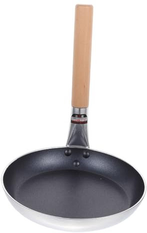 OUNONA Hot Pot Frying Pan Straight Handle Non-Stick Surface Enough for Sharing Versatile for Omelets Pancakes Steaks Easy to Clean