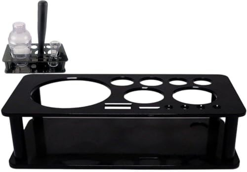 HiyyFloy Juego De Coctelera Kits De Barman Soporte De Almacenamiento Soporte De Coctelera Desmontable Soporte Multiusos para Herramientas De Coctelería Soporte para Bar En Casa