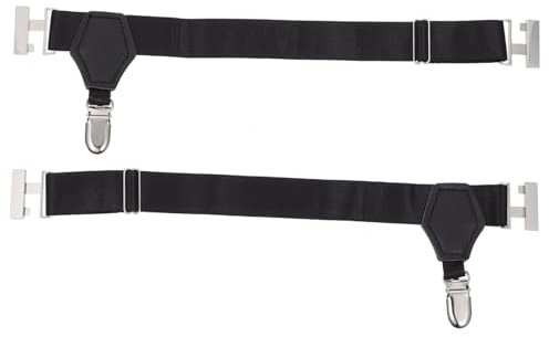 TENDYCOCO Strumpfband-Set Für Damen Beinstrumpfband Schwarz Kreativ Stilvoll Nylon Mehrzweck-kleideraccessoire Für Damen