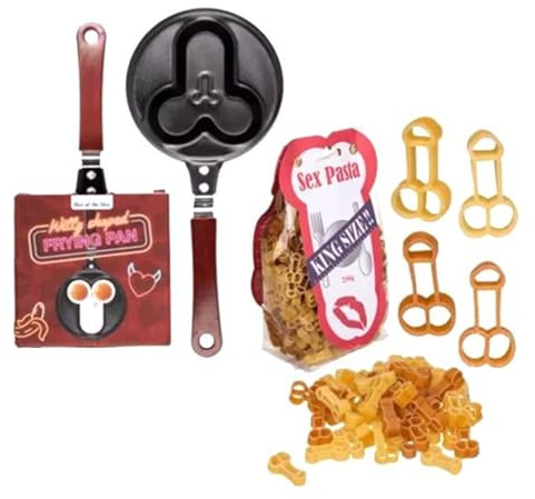 Erbsenpfanne mit Erbsenpaste für die zukünftige Braut auf der heißen Party Junggesellenabschied sexy Gadget Party für Erwachsene 18+