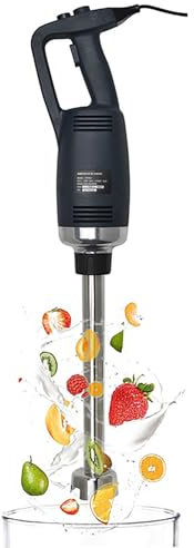 Batidora De Mano Potente De 500W, Batidora Eléctrica De Varilla, Velocidad Ajustable De 4000 a 16000RPM, Material De Acero Inoxidable De Calidad Alimentaria 304 Y Diseño Que Evita Salpicaduras