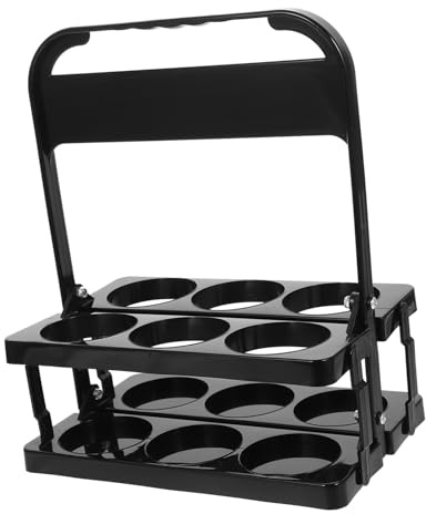 Milisten Porte-bouteilles Pliable Emplacements Portable Pour Bières Et Boissons Pour Fête Et Voyage