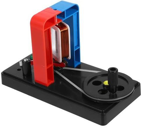 TOBBOMEY Generador Eléctrico Manual Portátil para Experimentos Físicos De Ciencia Diseño Compacto y Seguro para Laboratorio Educativo