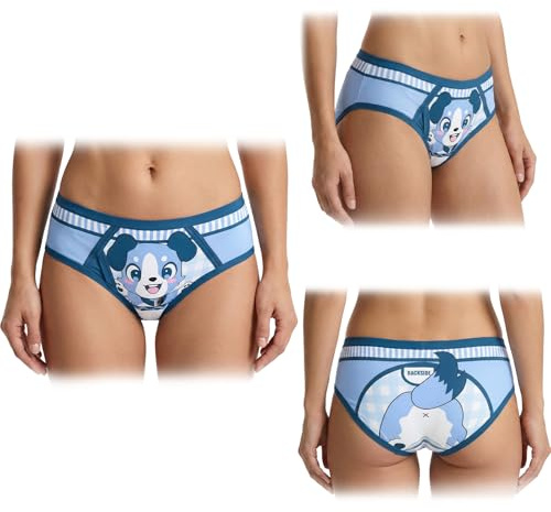 LittleForBig Weiche Seidiges Unterwäsche Bequeme Waschbare Wiederverwendbare wasserdichte Trainingshosen für Erwachsene - Little Blue XL