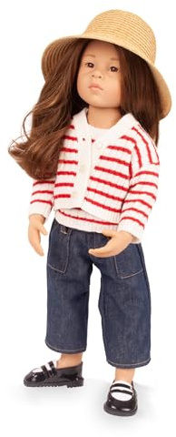 Götz 2666712 Happy Kidz Emilia Puppe 50 cm Multigelenk-Stehpuppe