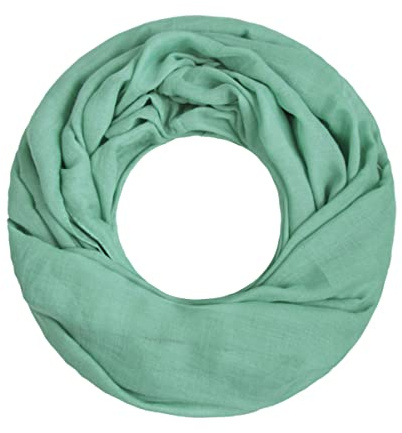 Majea Damen Loop Schal Cary – Eleganter Schlauchschal unifarben – 170x75cm weicher Rundschal für Business & Alltag
