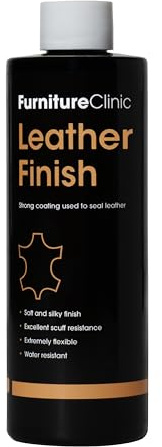 Furniture Clinic Fixateur Cuir – 250 ml, Finition Brillante. Idéal pour Canapés, Intérieurs de Voiture, Sacs à Main, Fauteuils en Cuir etc.