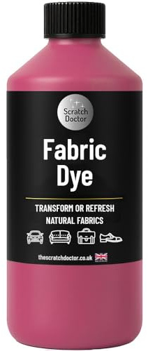 Pink Fabric Dye | Permanent Fabric Paint for Upholstery, Furniture, Sofas, Clothes, Canvas