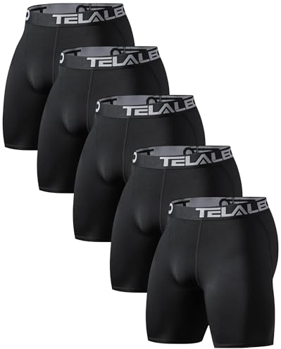 Compression Shorts Men Spandex Athletic Underwear Boxer Brief Base Layer XL