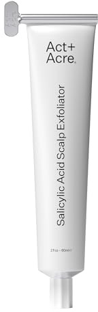Act+ Acre Cold Processed Salicylic Acid Exfoliator | For Loose Flakes, Excess Oil, Scalp Build-Up | Salicylic Acid, Papaya, Peppermint | Balance, Soothe | Vegan, Color Safe, Fragrance-Free | 2 Fl Oz