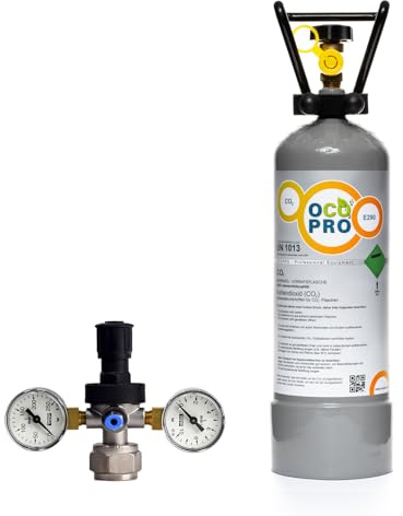 Umrüstset für Brita Yource Pro Top/Select auf Mehrwegflasche (z.B. 2kg/3kg/6kg usw.). (inkl. 2kg CO2-Flasche)