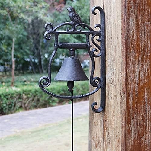 Türklingel aus Gusseisen, robuste Wandglocke aus Gusseisen – Außenglocke und Tafelglocke für den Innenbereich – dekorative Handglocke im Retro-Stil – Wanddekoration für Garten und Zuhause