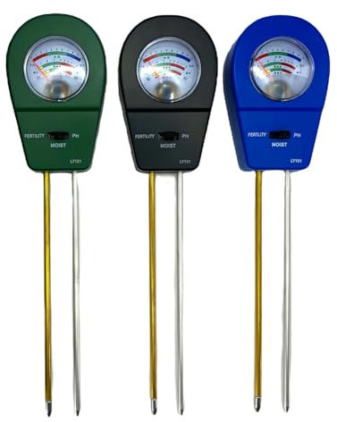 Clyictz Bodenfeuchtigkeitsmessgerät, Pflanzenfeuchtigkeitsmesser, perfekt für Gärten, Rasen, Bauernhöfe, Innen- und Außenbereich