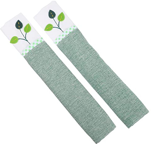 Homoyoyo 2piezas Cubiertas Para Manijas Decorativas Refrigerador Horno Microondas Mango Materiales De