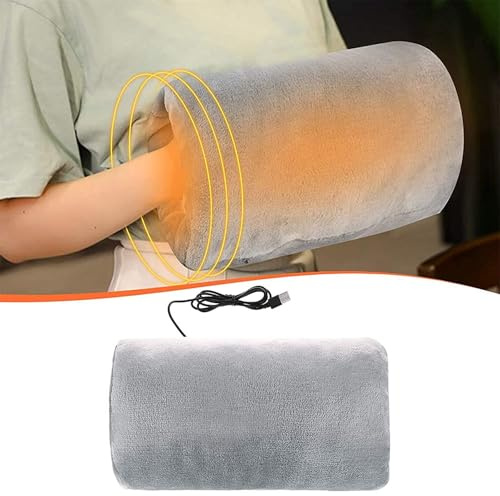 USB Wiederaufladbare Handwärmer Taschenbeutel Beheizte Handschuhe Tragbare Beheizte Handschuhe Handwärmer Camping Wiederverwendbar Beheizte Handmuff Heizhandschuhe Muffs Tasche für Männer Frauen