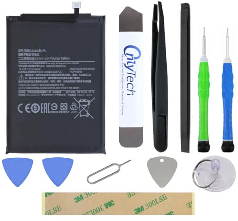 OnlyTech - Batterie Premium de Remplacement pour Le Xiaomi Redmi Note 7 / Redmi Note 7 Pro - 4000mAh - Qualité identique au modèle BN4A avec kit de réparation 10 Outils