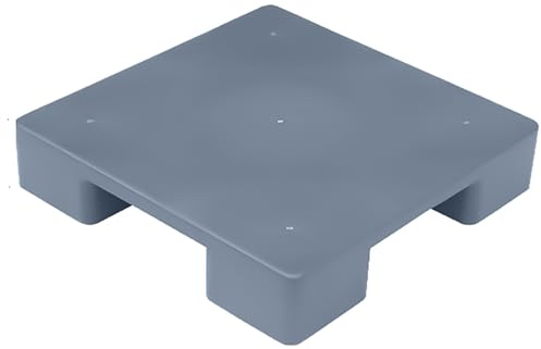 PQXQZ Palets Plastico para Almacenamiento en Sótanos Palet Plastico para Cocinas Supermercados Garajes Armarios Exteriores y Trasteros(Gray,60x60cm)