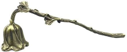 FytStycale Candle Candlesnuffer Classic Metal Decorative Home Decor Elegant Handcrafted Antique Candle for Lovers, Bronze