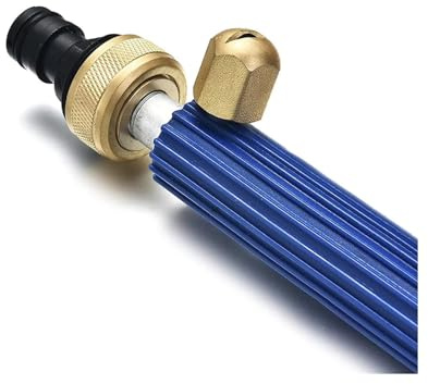 Turbo Nozzle, Auto Car Cleaning Gun High Pressure Jet Wash Lance Water Spray Garden Watering Hose Wand,parts(Green)