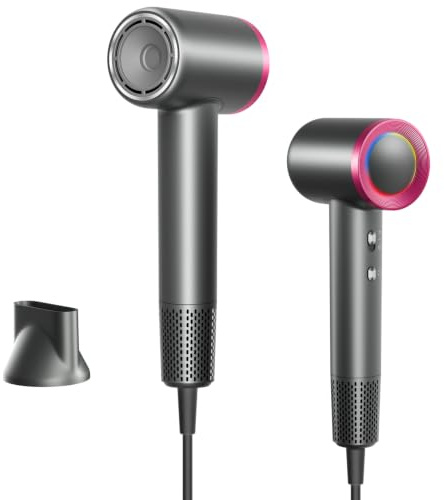 Ionic Hair Dryer 110000 RPM, 4 Heat & 2 Speed Settings with Cool Shot