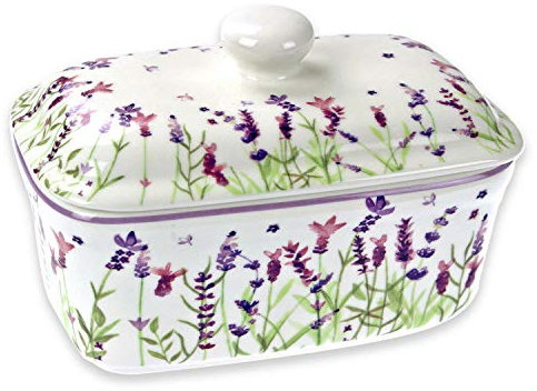 Lavender Butter Dish By Lesser & Pavey