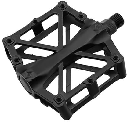 VOANZO Pedales de Bicicleta, Pedales de Bicicleta, Pedales de Bicicleta de montaña duraderos Antideslizantes de Aluminio, Pedales de Bicicleta de Ciclismo MTB BMX