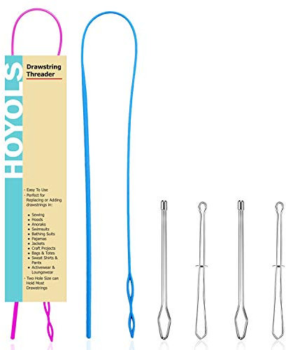 HOYOLS - Set di 6 aghi per bodkin, in acciaio inox, facili e veloci