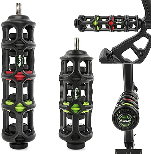 wolfman Bogenschießen Bogenstabilisator 4/6 Zoll Harmonic Shock Absorber Bogengriff Dämpfung Schalldämpfer Vibration Dämpfung Reduzierung für Compoundbogen Jagd Zubehör