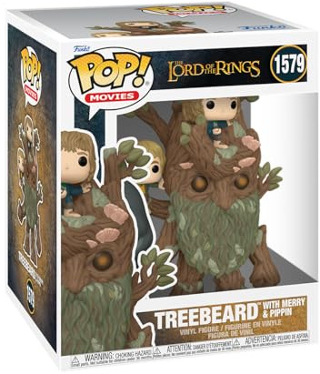 Funko POP! Super: LOTR - Pippin tog - Treebeard med Mary & Pip - Sagan om ringen - Samlingsbar vinylfigur - Presentidé - Officiell merchandise - Leksaker för barn och vuxna - Filmfans